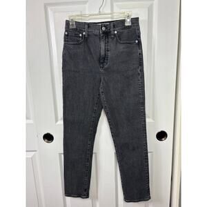 Madewell The Perfect Vintage Jean in Lunar Wash Black Women's Size 25 High Rise